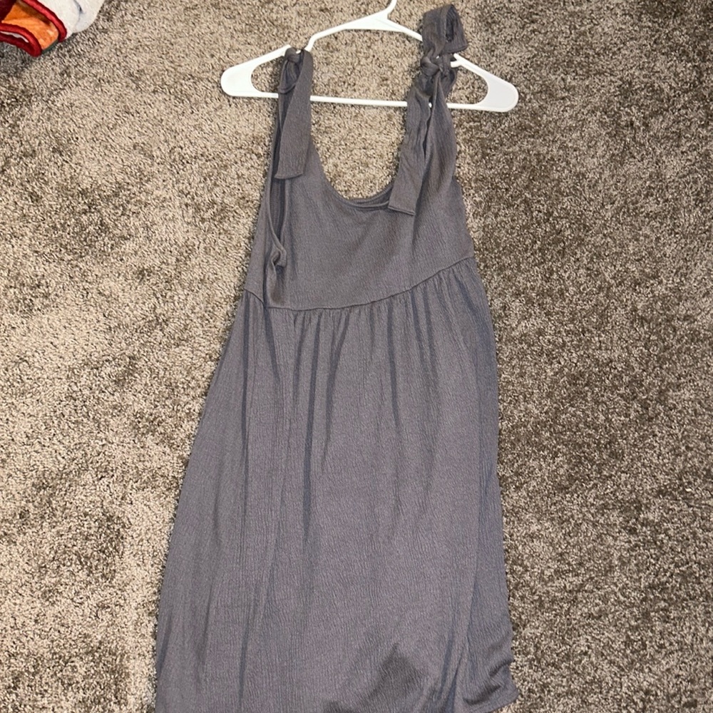 Gray summer dress